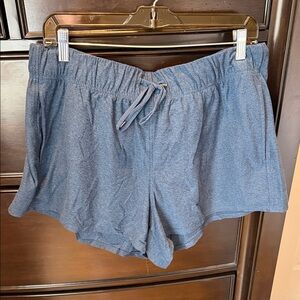 Athletic Works Women's Heather Navy Blue Athletic Shorts